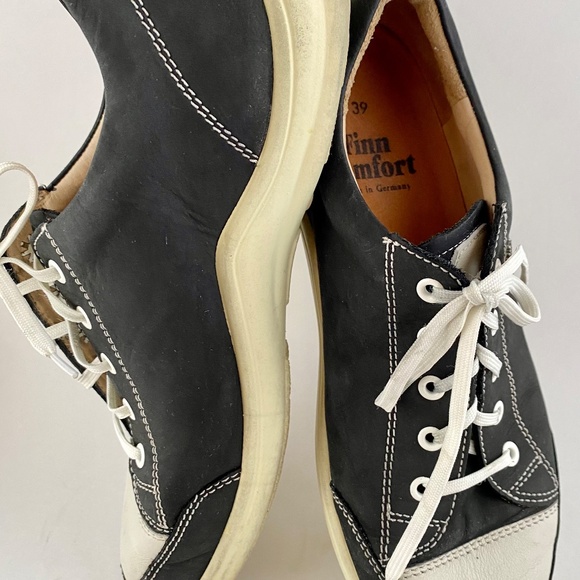 Finn Comfort Sneakers. Black, White Tennis, Walking Shoes. Germany S. 39, (7, 8) - Picture 2 of 9